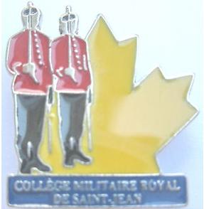 Royal Military College Saint-Jean enamel pin