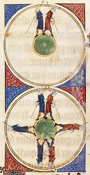 Gossuin de Metz - L'image du monde - BNF Fr. 574 fo42 - miniature