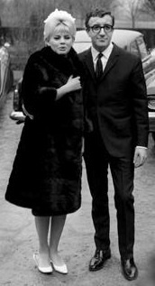 Britt Ekland and Peter Sellers 1964
