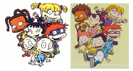 Rugrats All Grown Up comparison