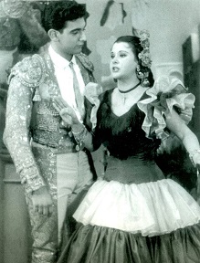 Placido Domingo as tenor Rafael in El Gato Montes, 1958, Mexico City