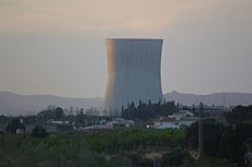 Ascó nuclear power plant - smokestack