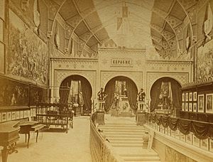 Exposición Universal de París de 1878, Palacio del Trocadero, arte español, El Aquelarre de Goya