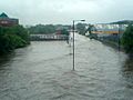 Meadowhall road flooded