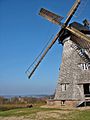 Benz Holländer Windmühle Berg Dorf Schmollensee