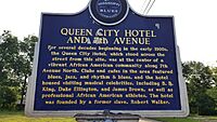 Queen City Hotel & 7th Avenue - Mississippi Blues Trail Marker.jpg