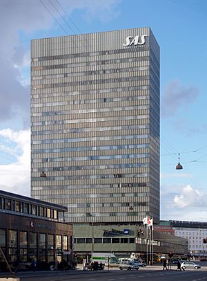 SAS Royal Hotel, Copenhagen, 1955-1960