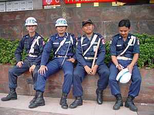 Security units in Indonesia