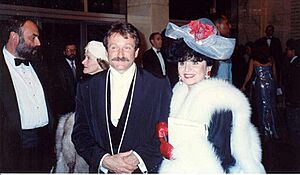 Robin Williams and Yola Czaderska-Hayekat62ndAcademyAwards