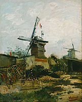 Vincent van Gogh - Windmills on Montmartre - Google Art Project