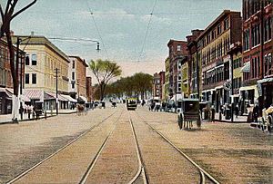 Elm Street Looking North, Manchester, NH