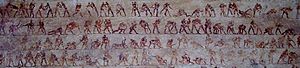 Beni Hassan tomb 15 wrestling detail