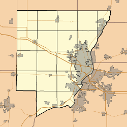 Mossville is located in Peoria County, Illinois
