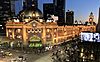 Main station building at Flinders Street, this building is listed as one of the cities main landmarks