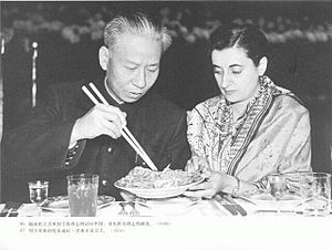 Liu Shaoqi and Indira Gandhi