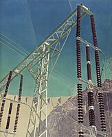 Conversation - Sky and Earth (1940) by Charles Sheeler, 2009-7 s