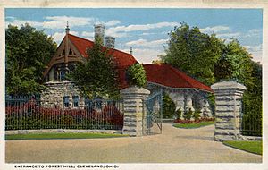 Entrance to Forest Hill Home of John D. Rockefeller (NBY 2965)
