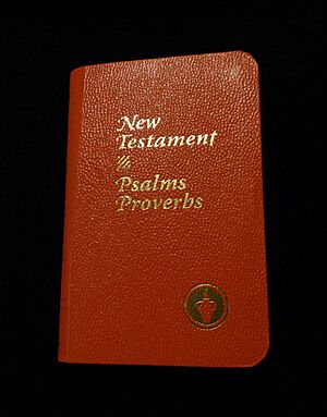 Gideons International Orange New Testament