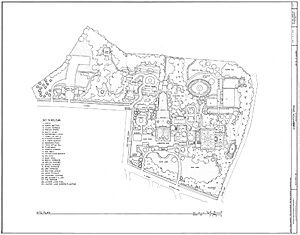 Dumbarton Oaks site plan (HABS)