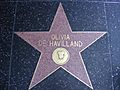 Olivia de Havilland's star on the Hollywood Walk of Fame