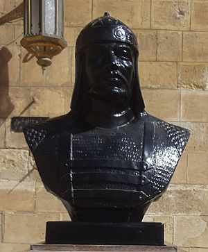 Bust of Baybars in Cairo
