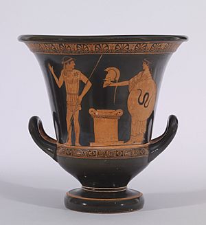Altamura Painter - Red-Figure Calyx Krater - Walters 48262 - Side A