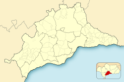 Canillas de Aceituno is located in Province of Málaga