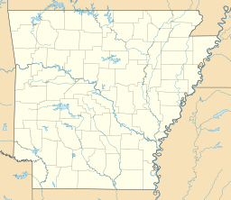 Location of Beaver Lake in Arkansas, USA.
