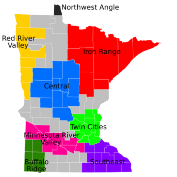 Regions of Minnesota