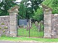 Crosbie Church gates, Ayrshire