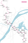 Route Map of Wuhan Metro Line 2