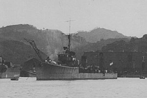 Japanese patrol boat 101 in 1945