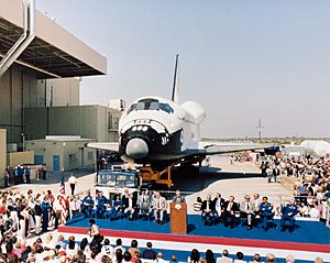 Discovery rollout ceremony