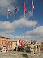 9th Engineer Battalion, Commemorating the Capture of the Ludendorff Bridge with Polish Soldiers, FOB Rushmore, Afghanistan, 7 March 2012