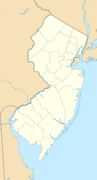 Location of Oradell Reservoir in New Jersey, USA.