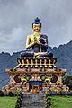 Large Gautama Buddha statue in Buddha Park of Ravangla, Sikkim