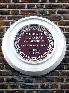 MICHAEL FARADAY MAN OF SCIENCE. APPRENTICE HERE. B.1791D.1867