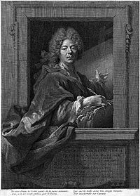 Nicolas de Largillière Selfportrait engraving
