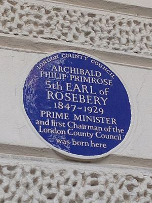 Rosebery plaque