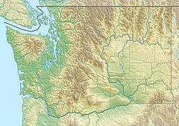 Location of Lake Umatilla in Oregon and Washington, USA.