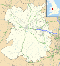 Sundorne is located in Shropshire