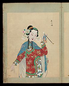 無款 清末 京劇一百人物像 冊 絹本-One hundred portraits of Peking opera characters MET DP280074