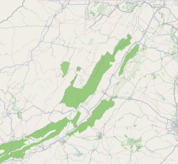 Staunton, Virginia is located in Shenandoah Valley