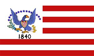 Sutters fort flag 1840
