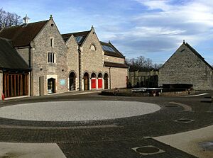The Harley Gallery and courtyard - geograph.org.uk - 2817987