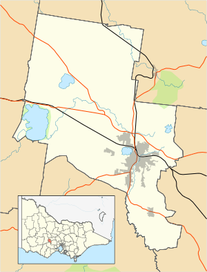 Australia Victoria Ballarat City location map