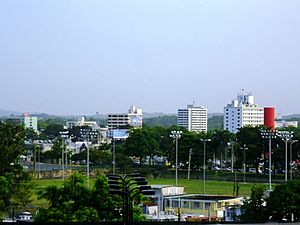 View of downtown Mayagüez from the University of Puerto Rico campus.