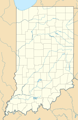 Location of Indian Lake in Indiana, USA.