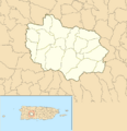 Barrios of Adjuntas, Puerto Rico locator map