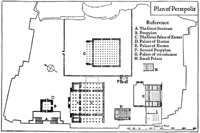 Plan of Persepolis